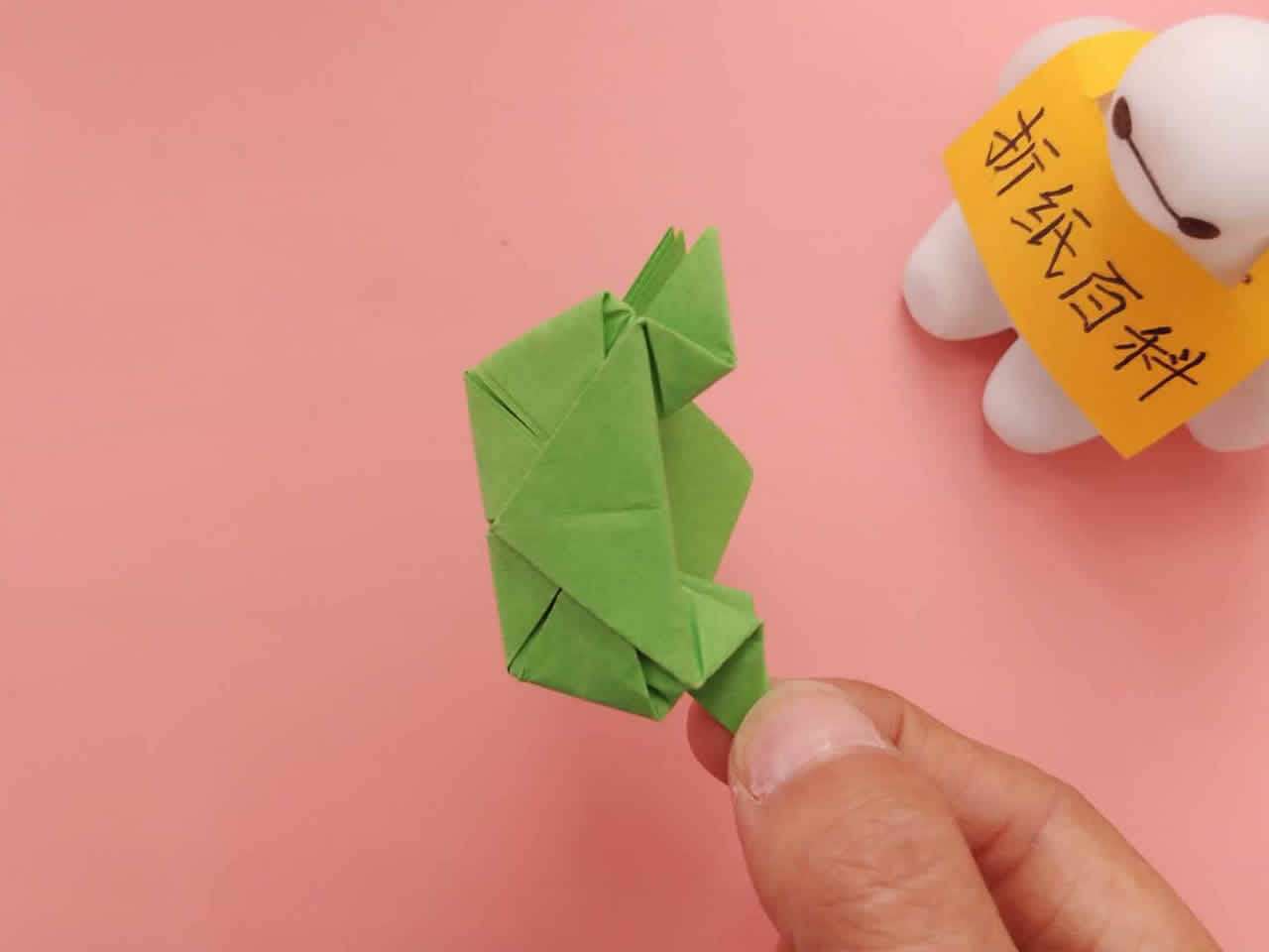 儿童易学的折纸方法 小青蛙怎么叠纸图片步骤教程 咿咿呀呀儿童手工网